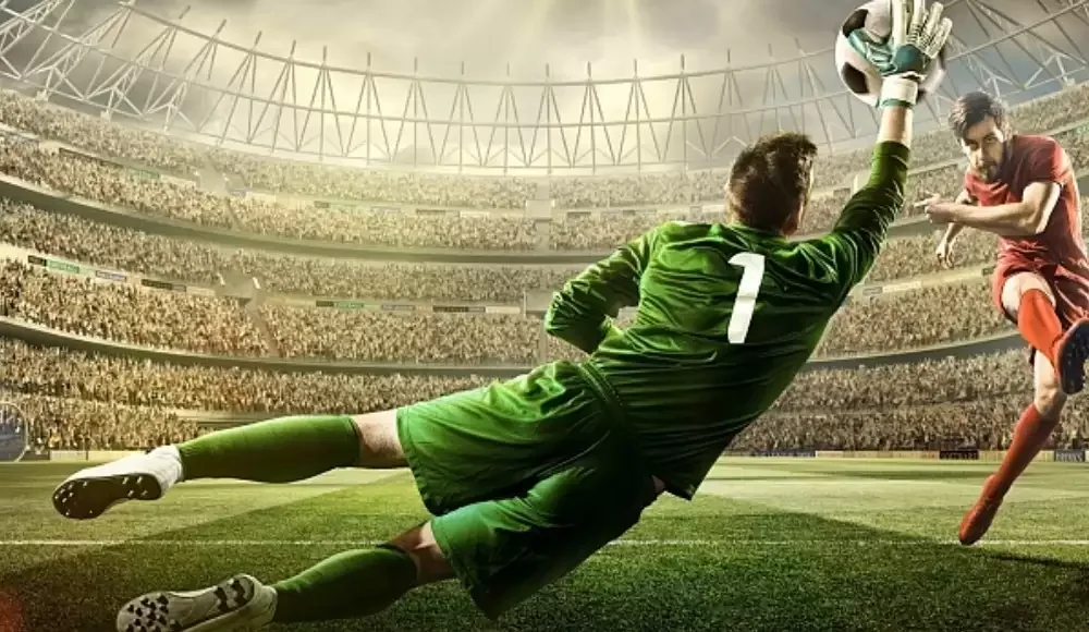 Ilustrasi suasana pertandingan olahraga untuk lobi TOPJITU